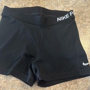 Nike Pro bike shorts. Black. Size M.